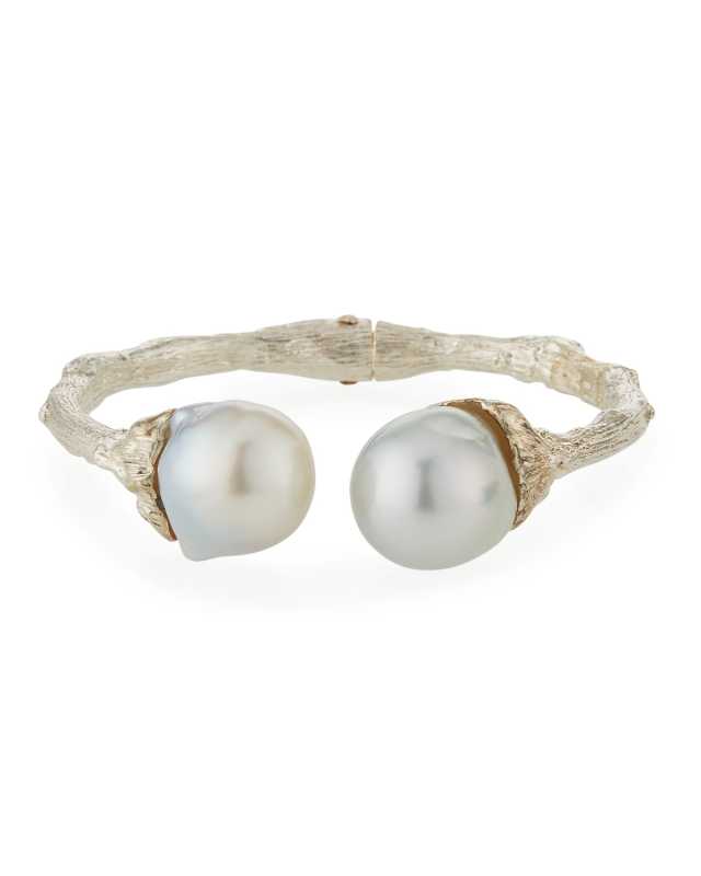 Large Twig 16mm Pearl Bangle